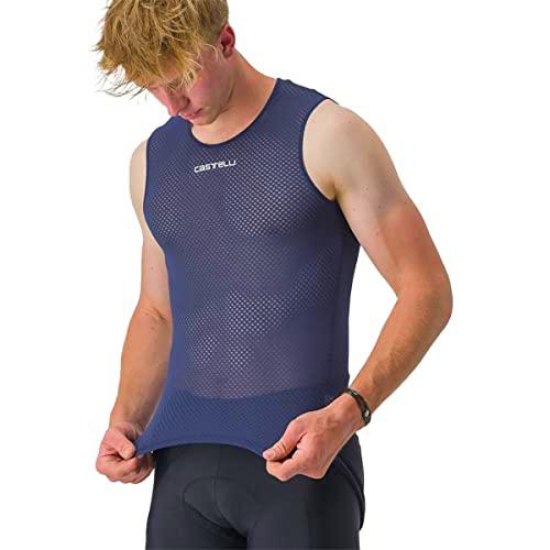 CASTELLI Pro Mesh 2.0 Sleeveless T-Shirt, Belgian Blue, L Men's