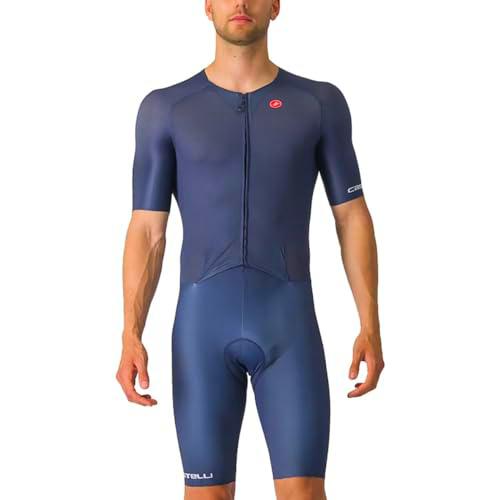 CASTELLI 4522004-424 BTW SPEED SUIT Men's Body Belgian Blue M