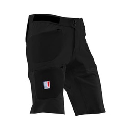 Leatt Pantalones Cortos MTB Allmtn 3.0-M-Negro, Medium Unisex Adulto