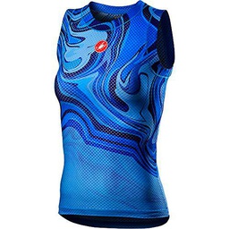 CASTELLI Pro Mesh W Sleeveless T-Shirt, Celeste Italia