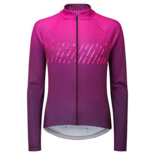 Altura Airstream - Camiseta de ciclismo térmica reflectante de manga larga para mujer