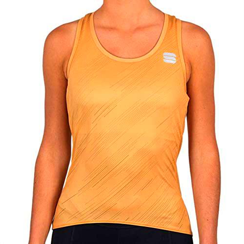 Sportful Flare W Top T-Shirt, Gold, XL para Mujer