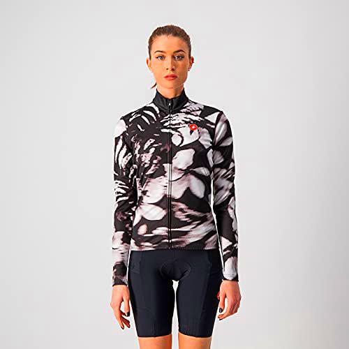 CASTELLI Unlimited W TH. Jr Sudadera, Blanco/Negro