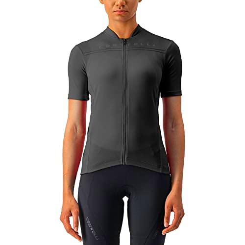 CASTELLI Anima 4 Jersey T-Shirt, Light Black, L Women's