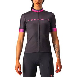 CASTELLI Tejido de Punto Sudadera, Light Black, XL para Mujer