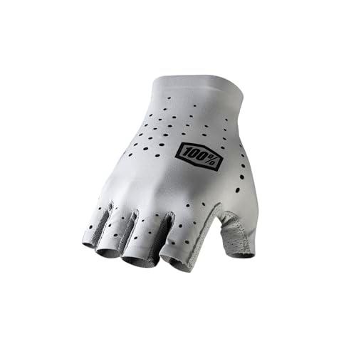 100% GUANTES Sling Bike Short Finger Gloves Grey - L