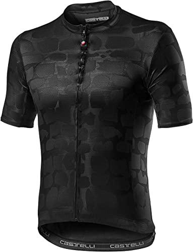 CASTELLI Pave' Jersey Camiseta, Hombres, Light Black, L