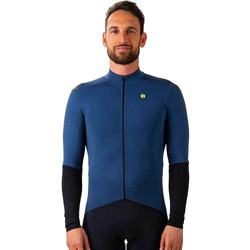 Alé Cycling R-ev1 Warm Race Manga Larga Jerseys, Air Force Blue