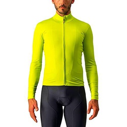 CASTELLI Pro T.Mid LS Jersey Sweatshirt, Men's, CARTREUSE, L