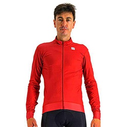 Sportful Loom Thermal JRS Sweatshirt, Red Rumba, M Men's