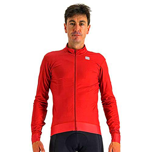 Sportful Loom Thermal JRS Sweatshirt, Red Rumba, M Men's