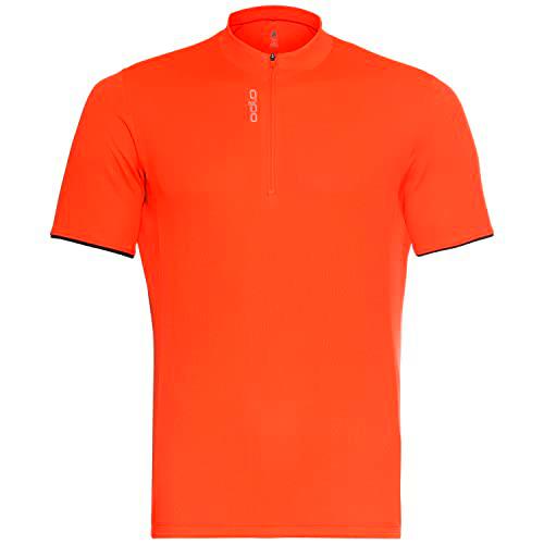 Odlo Hombre Camiseta de ciclismo de medio cierre ESSENTIALS