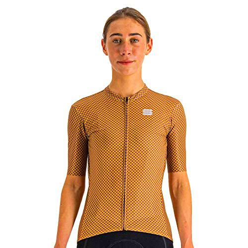 Sportful Checkmate W Jersey Sweatshirt, Gold Mauve, L Women's