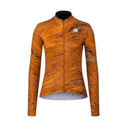 Sportful Cliff Sup W TH JRS T-Shirt, Leather Golden Oak Black, L Women's