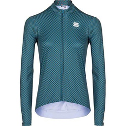 Sportful Checkmate W TH JRS T-Shirt, Berry Blue Beetle Pomelo