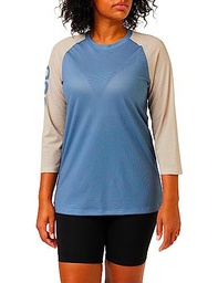 POC W's MTB Pure 3/4 Jersey T-Shirt, Calcite Blue/Light Sandstone Beige, XS Women's