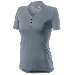 CASTELLI Tech W Polo Camiseta, Mujer, Silver Gray, X-Large