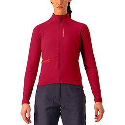 CASTELLI 4522539-421 UNLTD Trail W JRS Women's Sweatshirt Bordeaux/Brilliant Pink XS