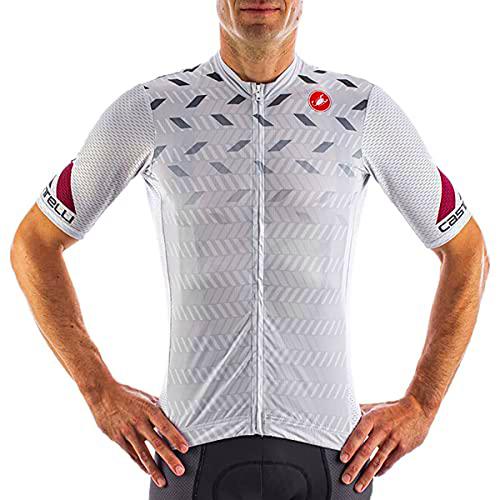 CASTELLI Siguiente Jersey Camiseta, Silver Gray, M Unisex Adulto