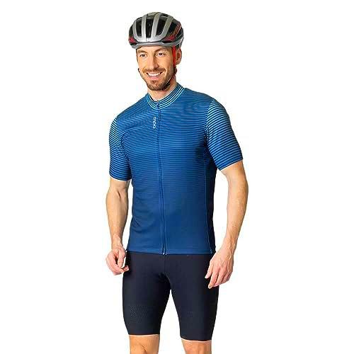 Odlo Hombre Camiseta de ciclismo con cremallera ESSENTIALS