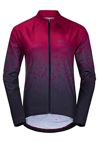 Jack Wolfskin Morobbia Camiseta, Rojo sangría 51, M para Mujer