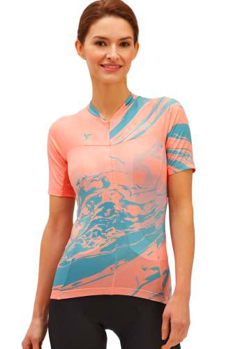 SILVINI Catirina Verano 22 - Maillot de Ciclismo para Mujer de Manga Corta para Bicicleta de montaña