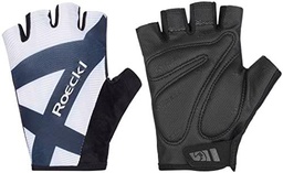 Roeckl Busano Guantes de Bicicleta Cortos Blanco/Negro 2023: tamaño: 6