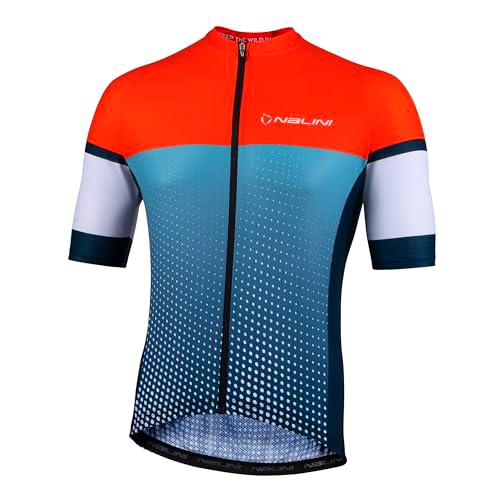 NALINI New Cross T-Shirt, Azul Rojo, M para Hombre