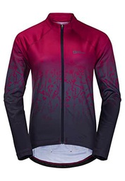 Jack Wolfskin Morobbia Camiseta, Rojo sangría 51, S para Mujer