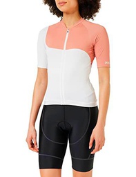 POC W's Essential Road Jersey Print, Blanco hidrógeno/Sal de Roca