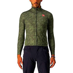 CASTELLI Camiseta Unlimited TH Sudadera, Verde Militar/Militar Claro