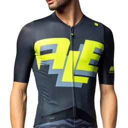 Alé Cycling Pr.e Sauvage Maillot de Ciclismo, Negro