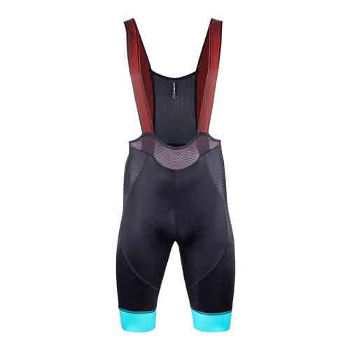 NALINI 03109001100C000.10 Bib Short Hombre Pants Black/Light Blue L