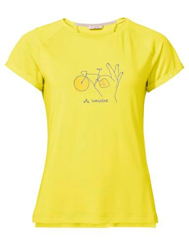 VAUDE Women's Cyclist 2 T-Shirt Camiseta, Mimosa, 38 Mujeres