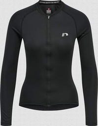 NewLine Womens Core Bike L/S Jersey Camiseta, Mujer, Negro, S