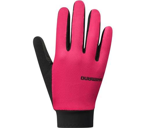 Shimano W'S Explorer FF Gloves Guantes, Adultos Unisex, Rojo, M