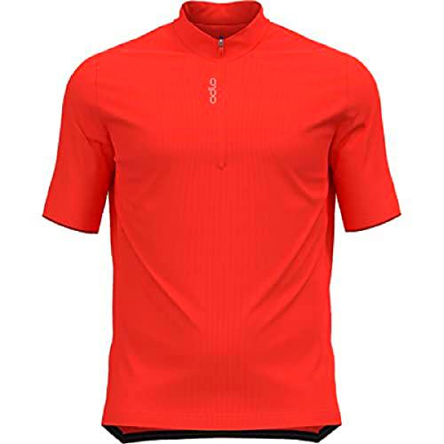 Odlo Hombre Camiseta de ciclismo con media cremallera ESSENTIALS