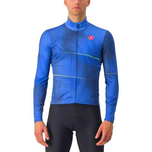 CASTELLI 4523513-447 RAFFICA LS Jersey Sweatshirt Hombre MEDITERRANEAN Blue Tamaño XL