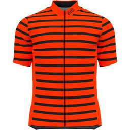 Odlo Men's Essential Print Jersey, exuberant Orange