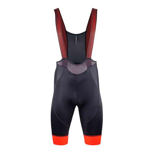 NALINI 03109001100C000.10 Bib Short Hombre Pants Black Red XXL