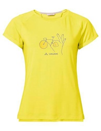 VAUDE Women's Cyclist 2 T-Shirt Camiseta, Mimosa, 44 Mujeres