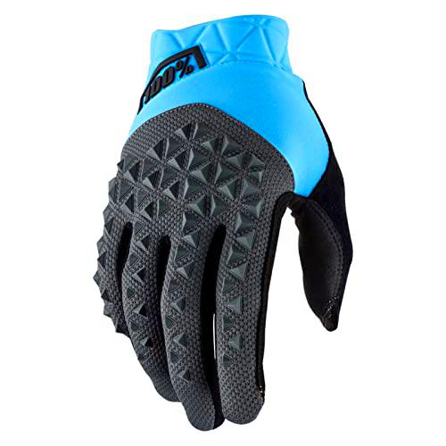 Guantes de Ciclismo 100% Geomatic, Negro/Azul, M