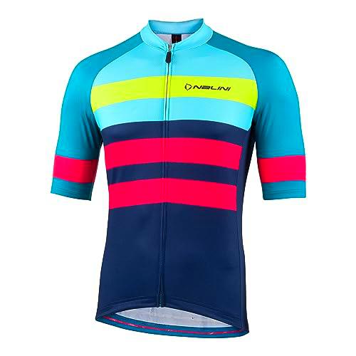 NALINI 03372705200C000.10 CARASCO Hombre Sweatshirt Blue/Light Blue/Green/Yellow/Fuxia M