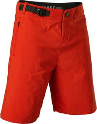 Fox Yth Ranger Short W/Liner Red Clay