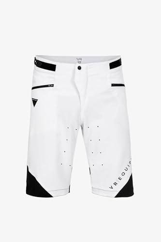 VR46 Pantalones Trail Short MTB,38,Blanco