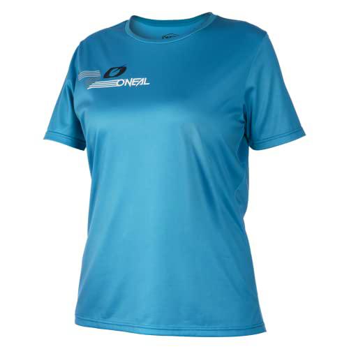 O'Neal Slickrock Women's MTB Jersey Camiseta, Azul Claro