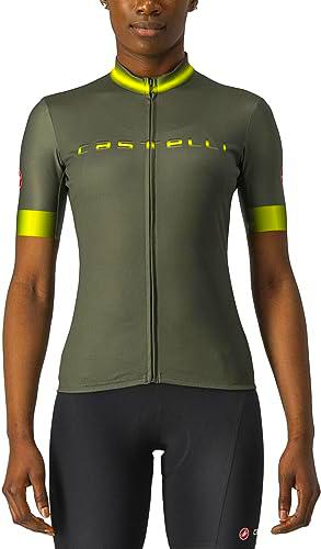 Castelli Gradient Jersey T-Shirt, Verde Militar, S para Mujer