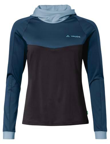 VAUDE Camiseta para Mujer Qimsa LS II, Azul nórdico, 38