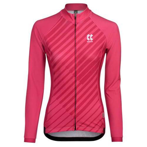 Kalas Motion Z4 Long Sleeve Womens Cycling Jersey, Rosa Rosa