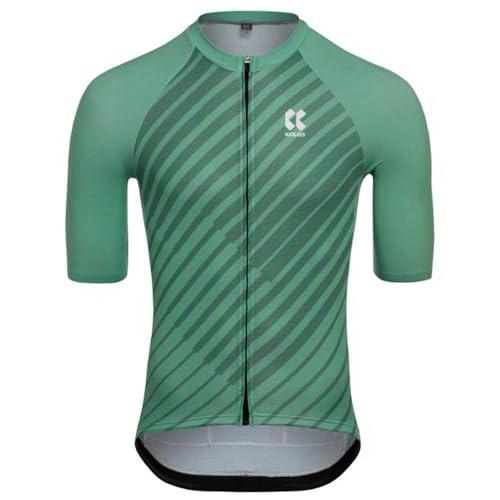 Kalas Motion Z4 Short Sleeve Mens Cycling Jersey, Verde Menta